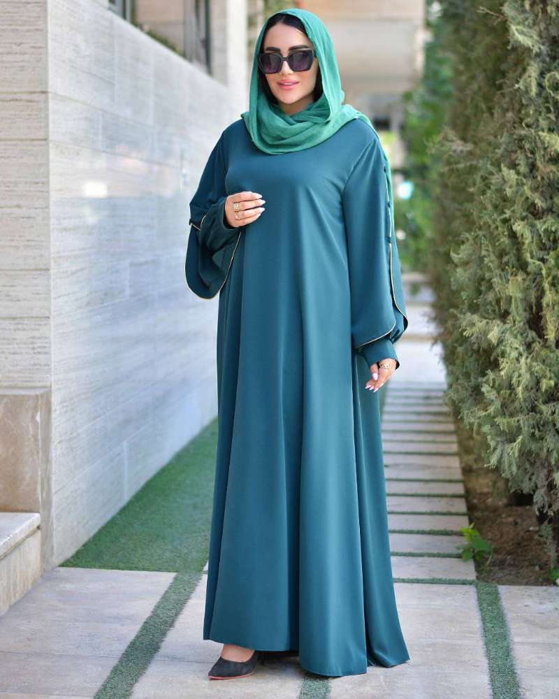مانتو عبایی کرپ